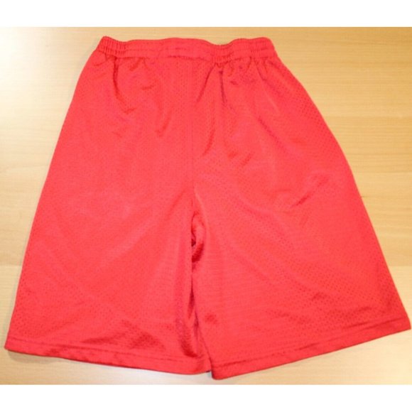 Boys Vintage Champion Mesh Shorts Kids Youth Medium Red Activewear Athletic Run - Picture 4 of 4